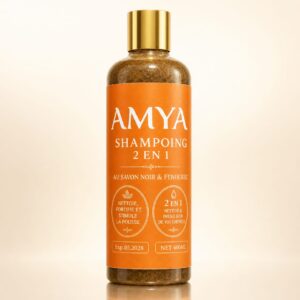 Gamme capilaireAMYA2 Shampoing 2 en 1 au moringa – 400 ml