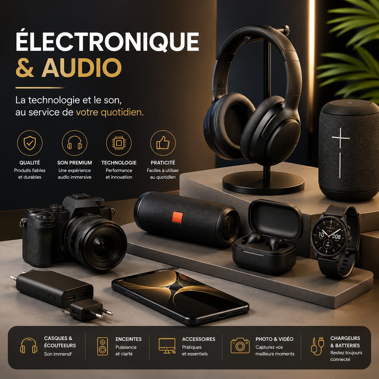Microphone pour podcast ou émission