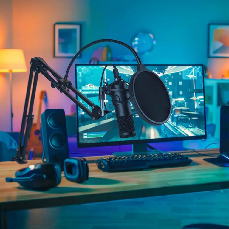 Microphone pour podcast ou émission